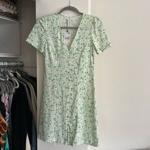 NWT MANGO Flower Print Dress
